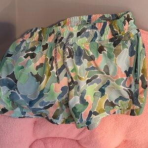 Athleta Multicolor Camouflage Athletic Shorts